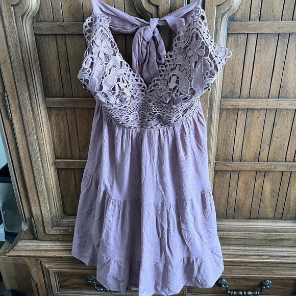 Lavender Lace Dress, Large - Picture 1 of 3